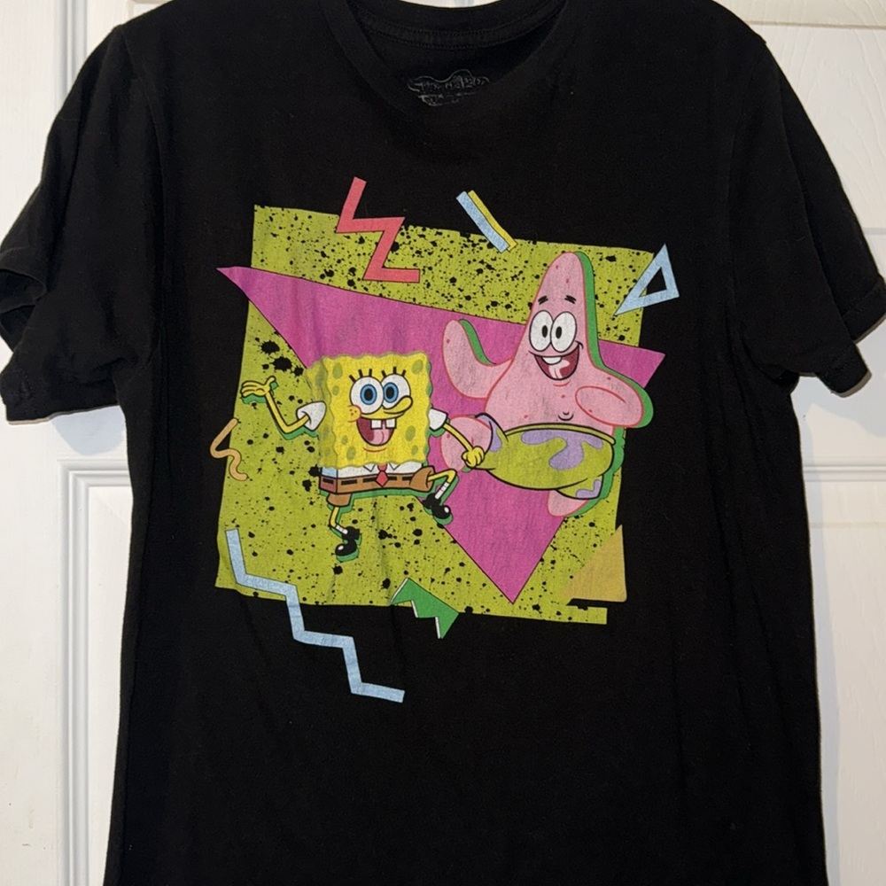 3/$30 SpongeBob SquarePants Kids Black T-Shirt